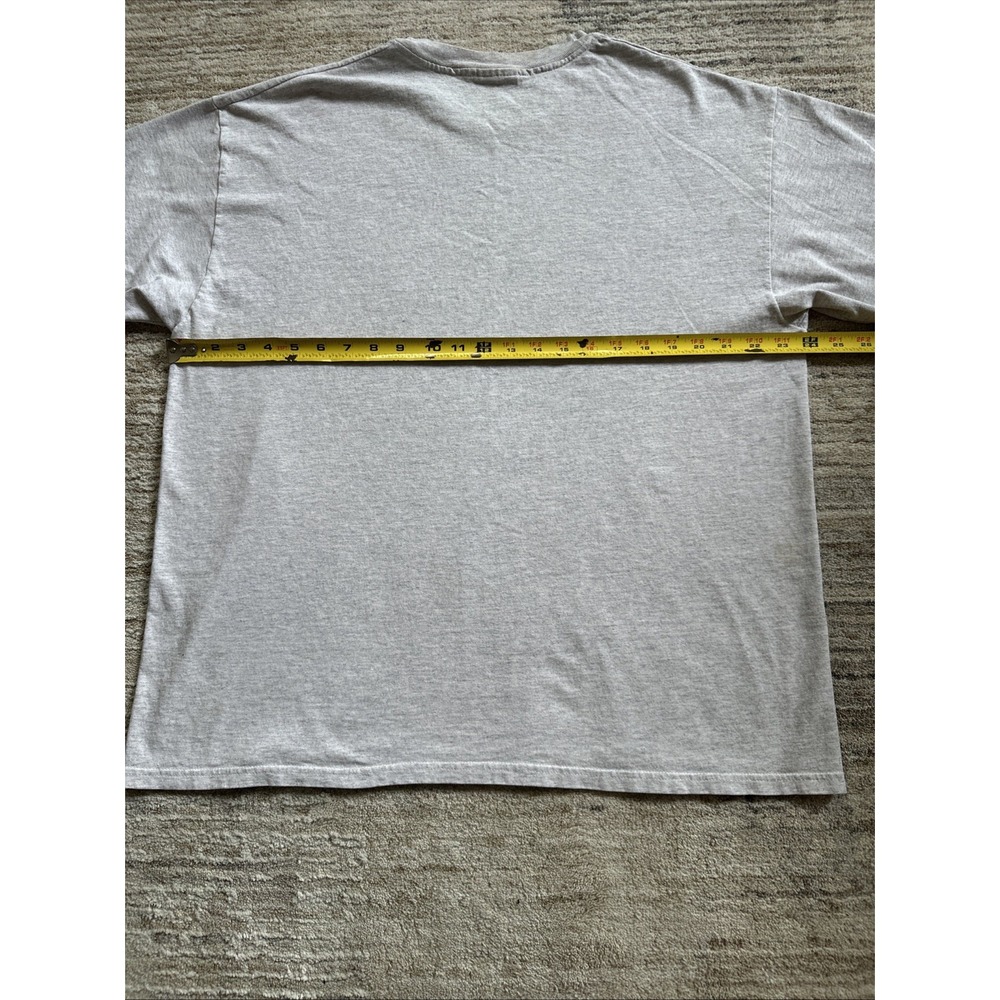 Hanes T-Shirt Men Light Gray SzXL BUDWEISER Jammin For Education(1999)VTG HeavyW - Picture 7 of 14
